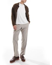 Jack & Jones - Drawstring Smart Tapered Loose Trousers - Lyst