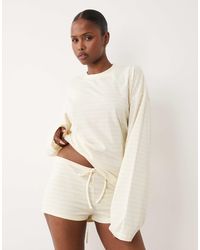 Lioness - Exclusive Bloom Cotton Blend Shorts - Lyst