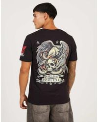 Brave Soul - Cotton Crew Neck Graphic T-Shirt - Lyst