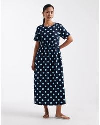 Threadbare - Jersey Short Sleeve Midi Dress - Lyst