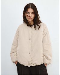 Pull&Bear - – wattierte bomberjacke - Lyst