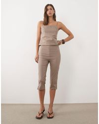 Mango - Farm Capri Pants - Lyst