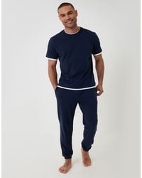 Threadbare - Cotton Mock Layer Pyjama Set - Lyst