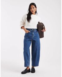 Vero Moda - Billie High Rise Barrel Leg Jeans - Lyst