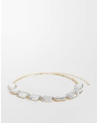 ASOS - Diamante Chain Belt - Lyst