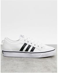 Zapatillas en blanco y dorado Falcon adidas Originals de Cuero de color  Blanco | Lyst