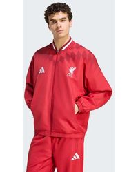adidas Originals - Liverpool Fc Chaqueta De Chándal Stadium En-Rojo - Lyst