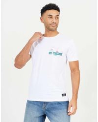 Brave Soul - Cotton Graphic Print Short Sleeve T-Shirt - Lyst