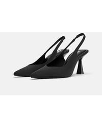Pull&Bear - Nylon-effect High-heel Shoes - Lyst