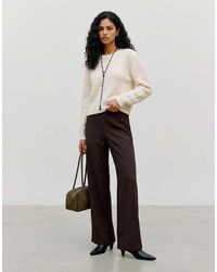 Vero Moda - Soft Fluffy Knit O-neck Jumper - Lyst