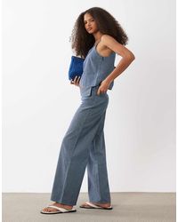 Mango - Teen Fold Over Jeans - Lyst