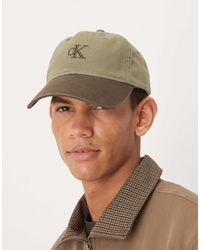 Calvin Klein - Logo Washed Canvas Cap - Lyst