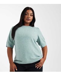 ONLY - Short Sleeves Knitted Jumper - Lyst