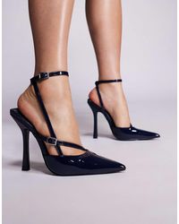 Public Desire - Idol Pointed Toe Heeled Shoes - Lyst
