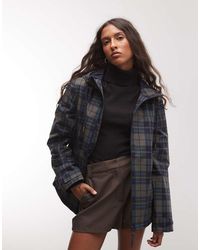 HUNTER - Originals Tartan Raincoat Jacket - Lyst