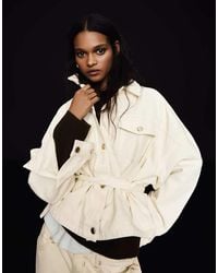 Bershka - Oversize Denim Jacket - Lyst