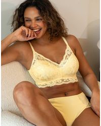 Pour Moi - Love To Lounge Lace And Modal Rib Non Wired Bra - Lyst