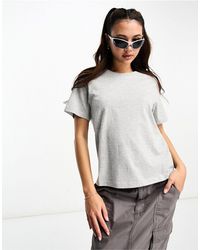 Weekday - Essence - t-shirt coupe classique - clair chiné - Lyst