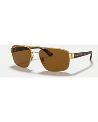 Ray-Ban - – rb3663 – unregelmäßige polarisierte sonnenbrille - Lyst