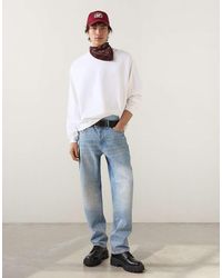 Bershka - Straight-leg Jeans - Lyst