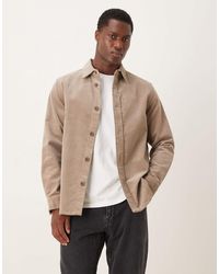 Mango - – hemdjacke aus cord - Lyst