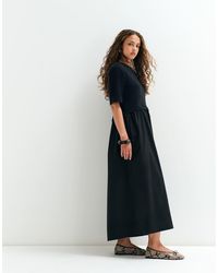ASOS - Asos Adaptive Jersey Hybrid T-shirt Midi Dress - Lyst