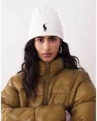 Polo Ralph Lauren - Icon Logo Cotton Knit Beanie - Lyst