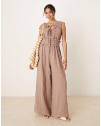 ASOS - – zweilagiger jumpsuit - Lyst