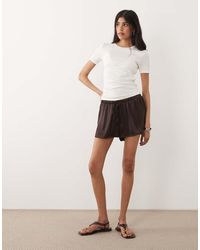 ASOS - Satin Micro Runner Short - Lyst