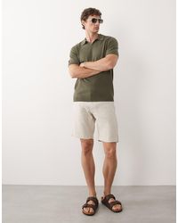 Mango - 100% Linen Slim Fit Shorts - Lyst