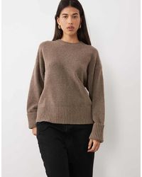 Pretty Lavish - Camille Knit Long Sleeve Jumper - Lyst