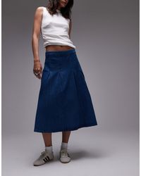 TOPSHOP - – minirock aus denim - Lyst