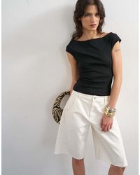 TOPSHOP - Hemdje Met Boothals - Lyst