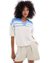ASOS - Compact Knitted Polo Top - Lyst