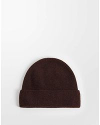 ASOS - Knitted Fine Gauge Wool Beanie - Lyst