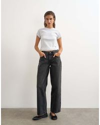 TOPSHOP - Cinch Low Rise Relaxed Jeans - Lyst