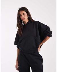 ASOS - Boxy Brushback Hoodie - Lyst