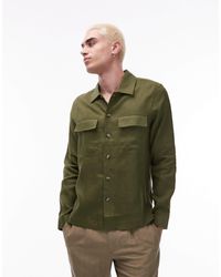Mango - – hochwertige hemdjacke aus leinen - Lyst