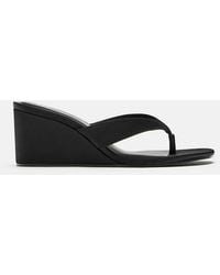 Pull&Bear - Wedge High-Heel Sandals - Lyst