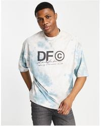 ASOS - Asos Dark Future Oversized T-shirt With Multi Wash And Logo Front Print - Lyst