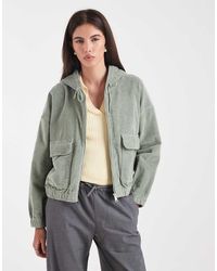 ONLY - Jack Van Corduroy Met Rits En Capuchon - Lyst