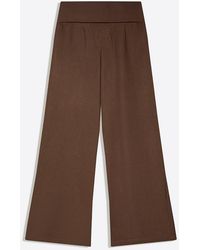 Bershka - Tall Turn-up Waist Trousers - Lyst