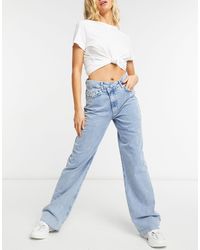 Jeans a zampa d'elefante Stradivarius da donna - Fino al 55% di sconto |  Lyst