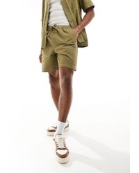 ASOS - Co-ord Wide Cargo Short With Elasticated Waist - Lyst