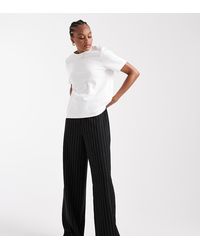 ASOS - Tall Tailored Relaxed Straight Leg Trousers - Lyst