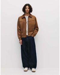 Pull&Bear - Truckerjack Van Imitatiesuède - Lyst