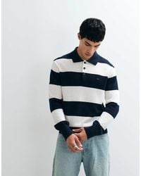 Tommy Hilfiger - Flag Logo Slim Fit Rugby Shirt - Lyst