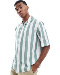 Only & Sons - Oversized Revere Collar Stripe Shirt - Lyst