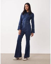 Wrangler - – retro-jeans-catsuit - Lyst
