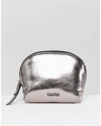 Calvin Klein Trousse metallizzata - Metallizzato